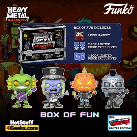 funko heavy metal box list|NEW Heavy Metal Halloween Box of Fun Arrived at NYCC 2023.